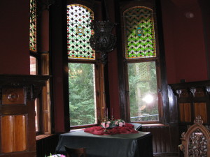 One of the rooms in the hunting castle