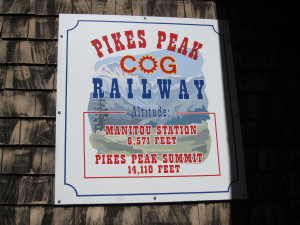 Sign for the railway