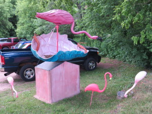 Part of Flamingo Garden