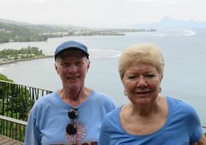 Ginni and I at scenic overlook