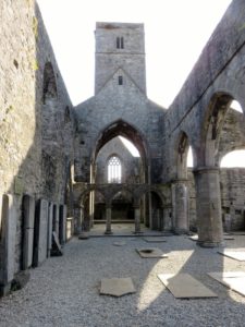 Inside abbey